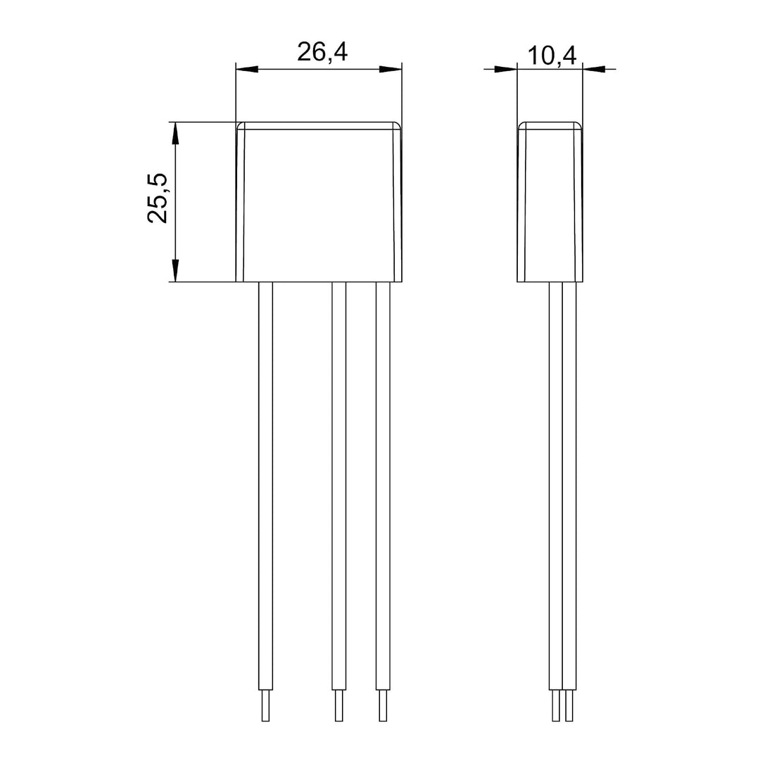 Theben 5400130 DIMAX 540 plus B Unterputz Dimmer I UP-Dimmer I R- und C-Lasten I 230 V AC I ohne Nul