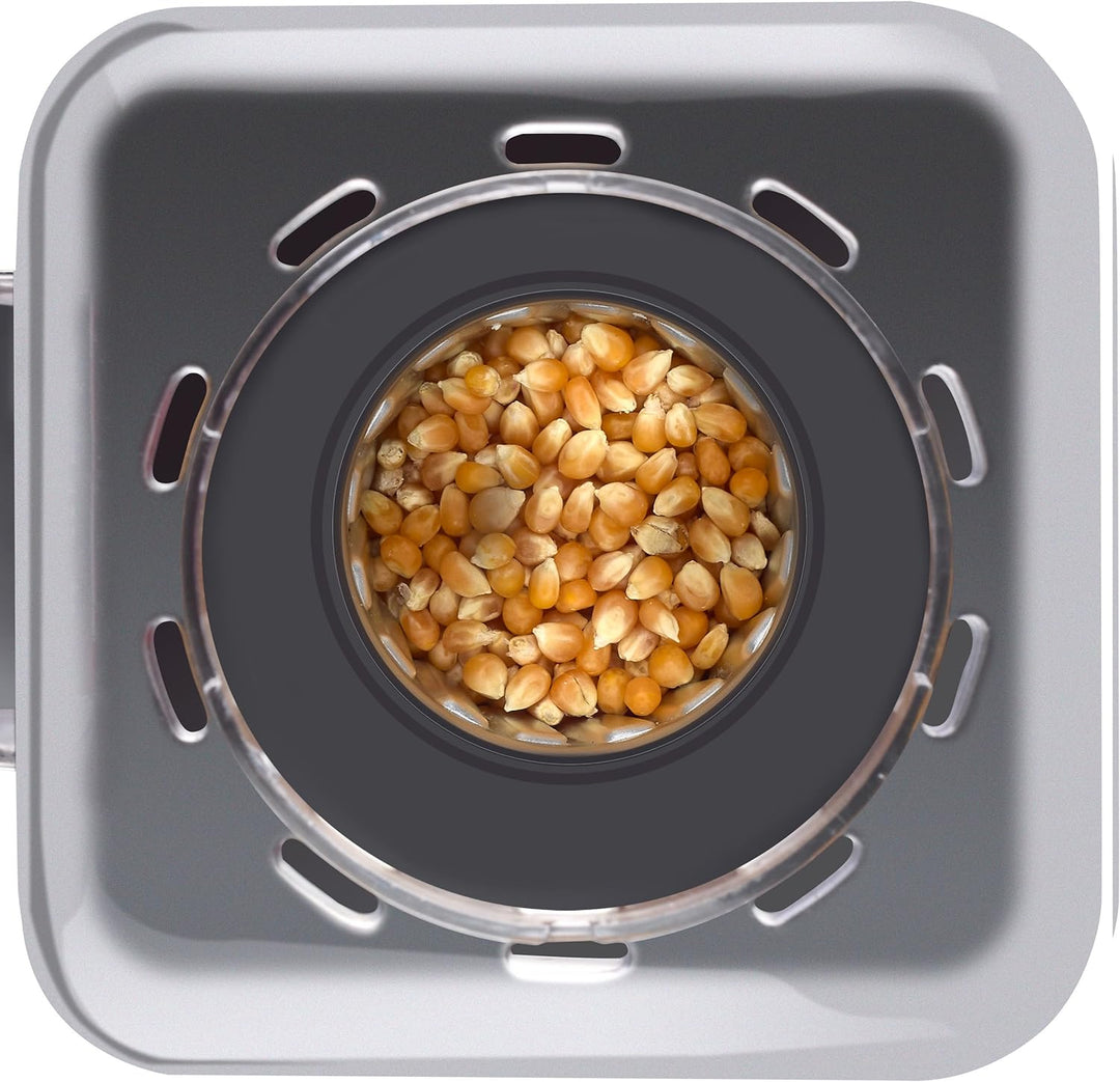 HEINRICHS Popcornmaschine, Popcorn Maker ohne Fett & Öl, Heissluft Popcorn, schnelle und einfache Zu
