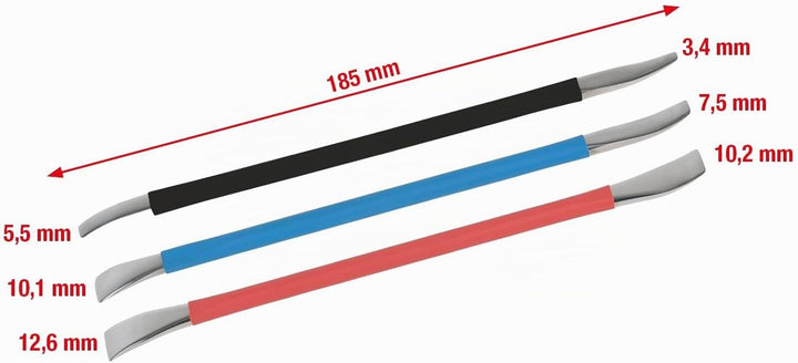 KS Tools 911.8225 Präzisions-Hebelwerkzeug-Satz, 3-teilig