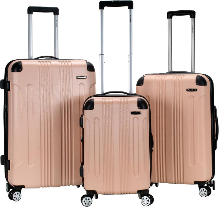 Rockland London Hartschalen-Trolley, champagnerfarben, 3-Piece Set (20/24/28), London Hartschalen-Ko