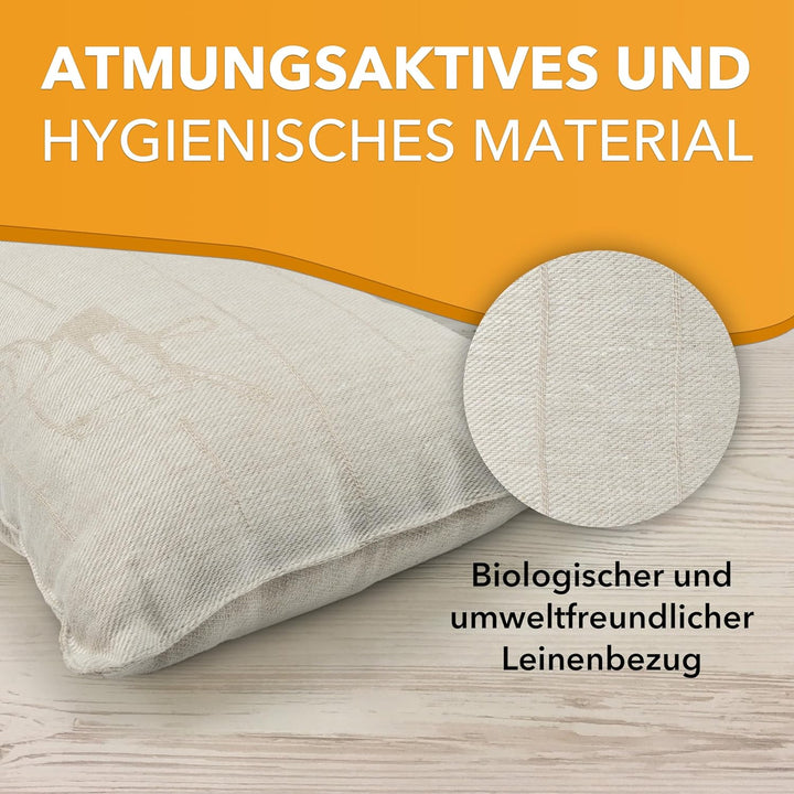 sositex | 1 Premium Saunakissen Lieblingskissen Reisekissen | Design: SAUNIA | Masse: 50 x 25 cm, Le