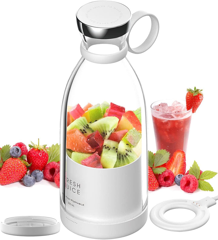 Fresh Juice tragbarer Mixer to go, für Smoothie, persönlicher kabelloser Obst-Mixer, wiederaufladbar