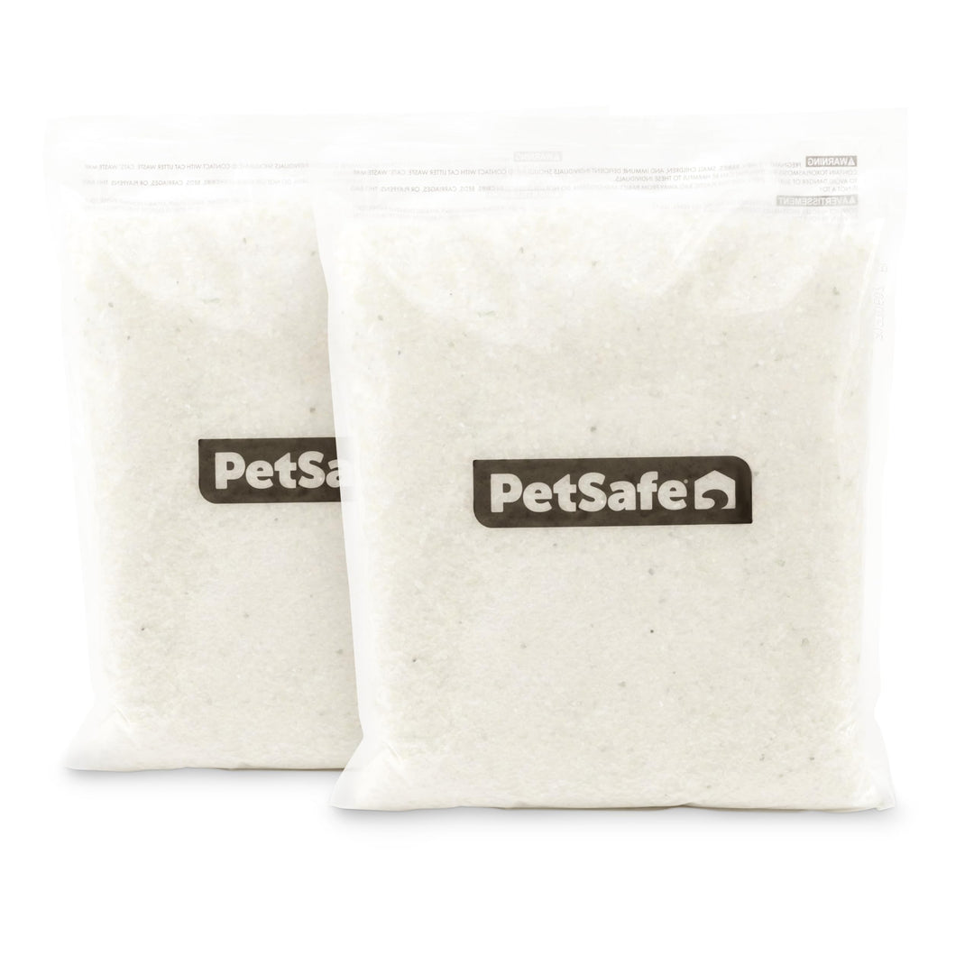 PetSafe ScoopFree Premium Nicht-Klumpende Kristall-Katzenstreu - Geruchskontrolle, Haftet Nicht an d