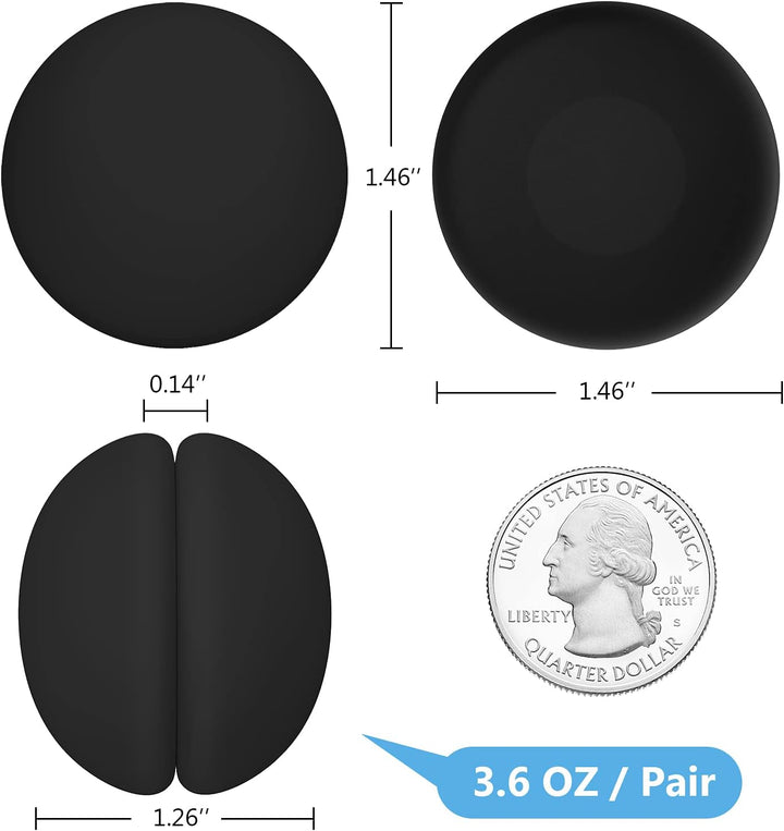 VANZAVANZU Duschvorhang Gewichte, Niemals Rost Duschvorhang Magnete, Silikonbeschichtete Magnete Tis