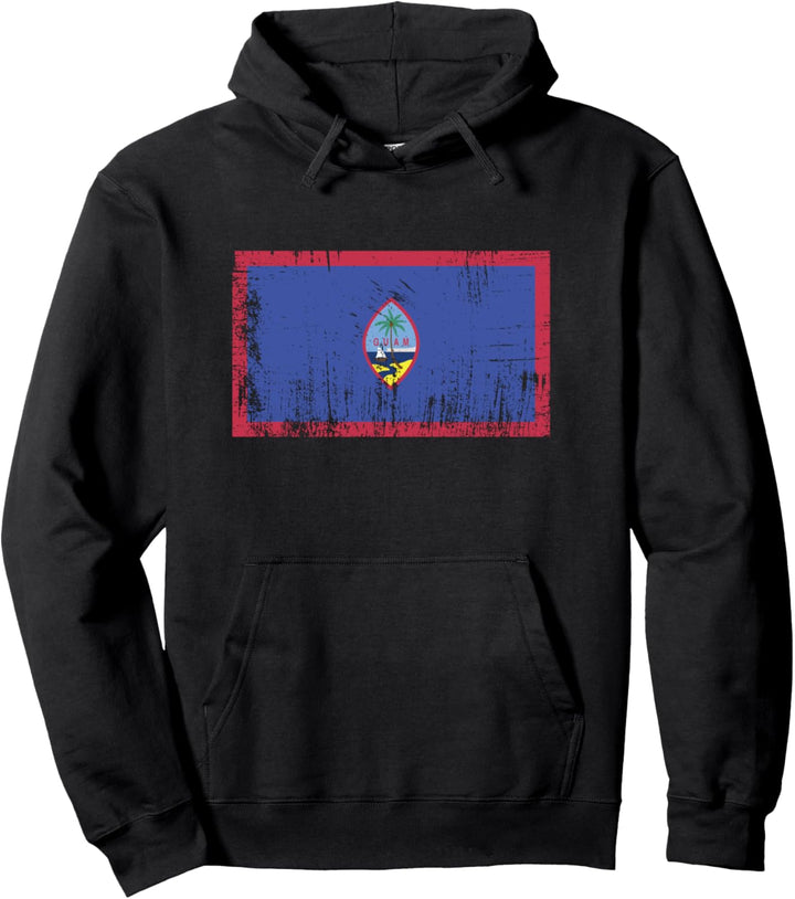 Guam Flagge-Fahne Geschenk Fussball-Fan Sport Pullover Hoodie