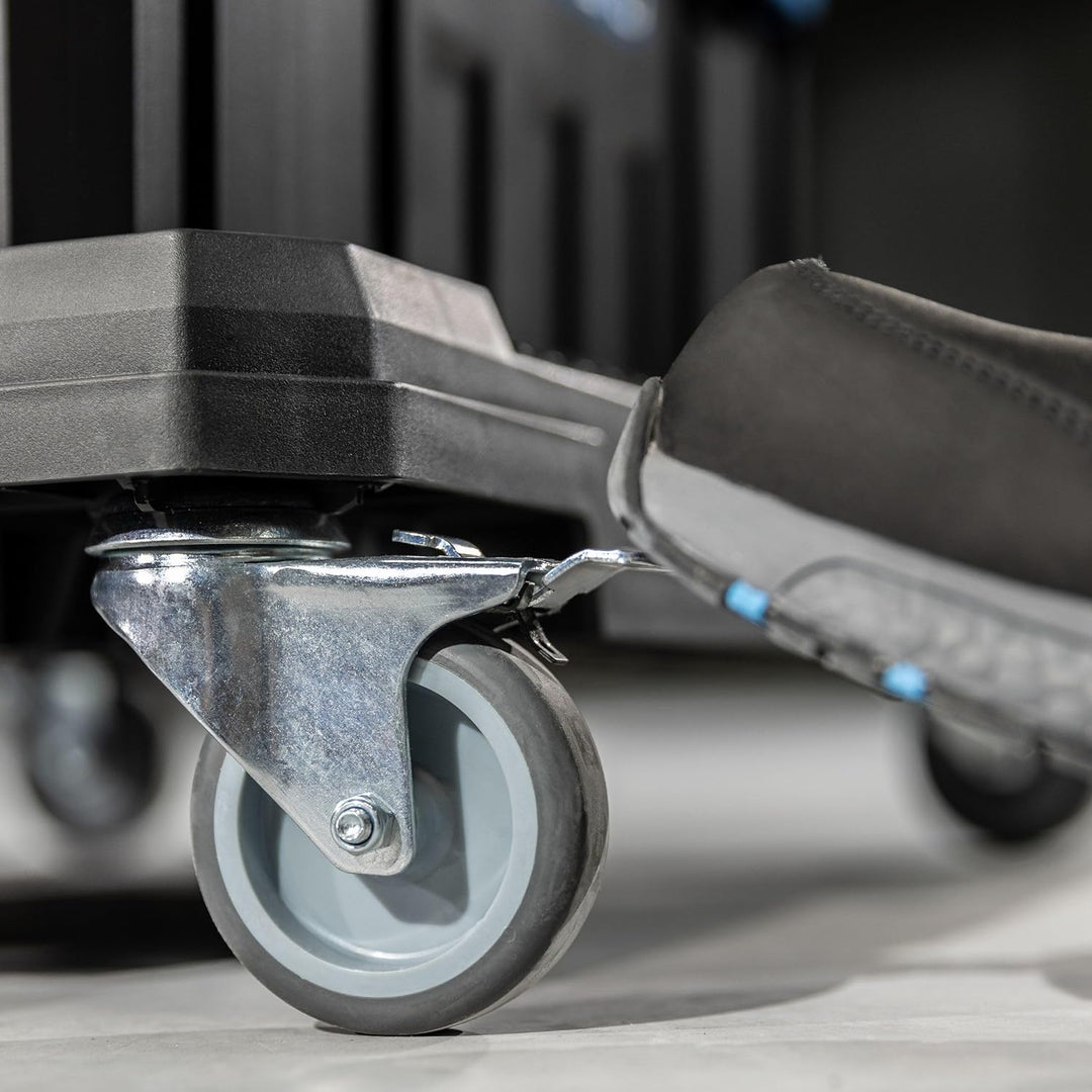 Högert Technik - Transportplattform auf Rädern, 4 Drehbare Räder, Tragfähigkeit bis zu 150 kg, Prakt