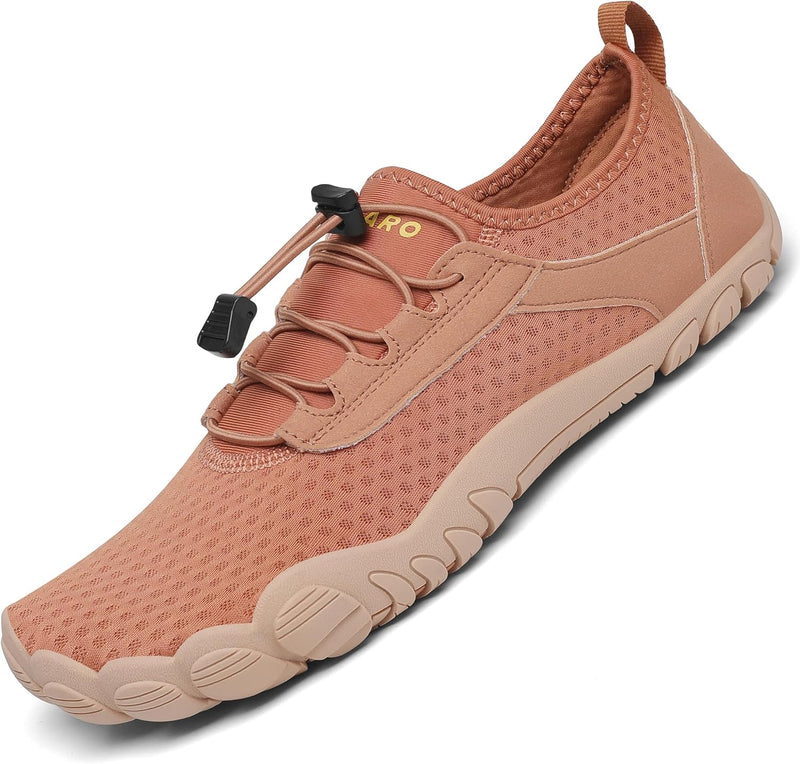 Saguaro Unisex-Erwachsene Badeschuhe Atmungsaktiv Dicke Sohle Gr.36-46 42 EU Klassisches Braun, 42 E