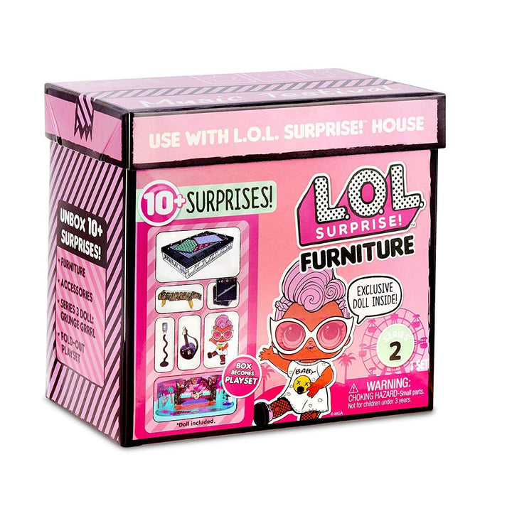 L.O.L. Surprise! 564935E7C Furniture - Puppenmöbel und Sammelfigur mit Zubehör Music Festival mit Gr