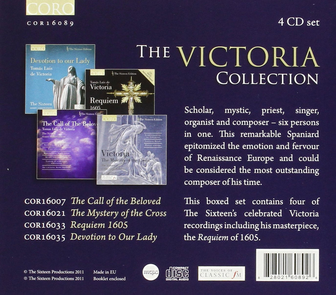 Tomas Luis de Victoria: The Victoria Collection, Audio-CD