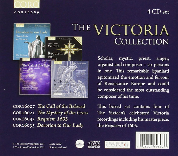 Tomas Luis de Victoria: The Victoria Collection, Audio-CD