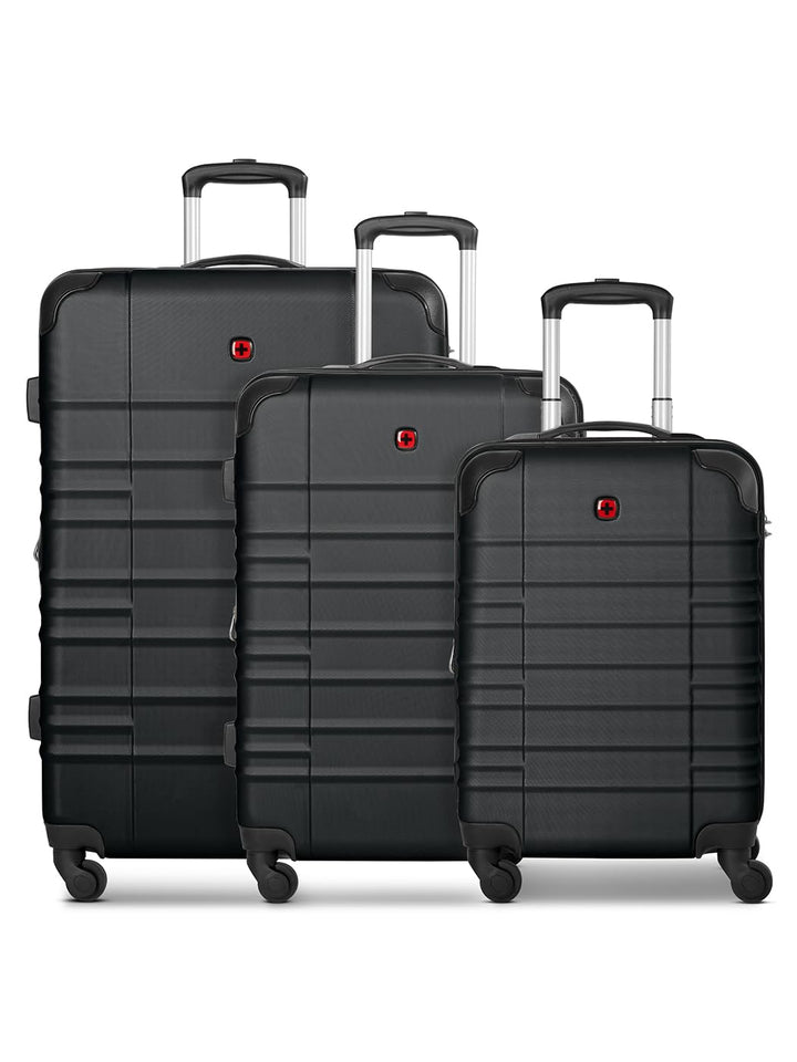 WENGER Koffer-Set 3-teilig für Damen und Herren | Reise-Trolleys 51 x 30 x 75 cm aus hochwertigem, s