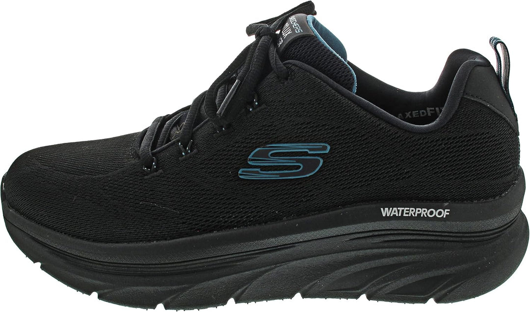 Skechers Herren D'lux Walker-Get Oasis Sneakers 40 EU Schwarz, 40 EU Schwarz