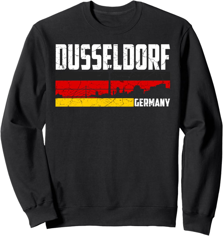 Mein Düsseldorf Skyline Deutschland Heimat Stadt Souvenir Sweatshirt
