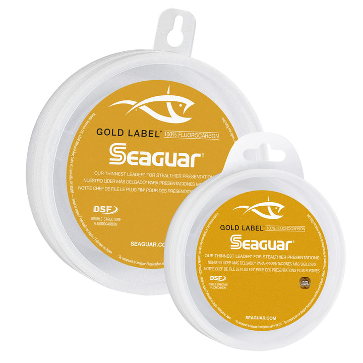 Seaguar Gold Label Fluorocarbon Angelschnur, dünn und stark Angelvorfach, doppelte Struktur für Stär