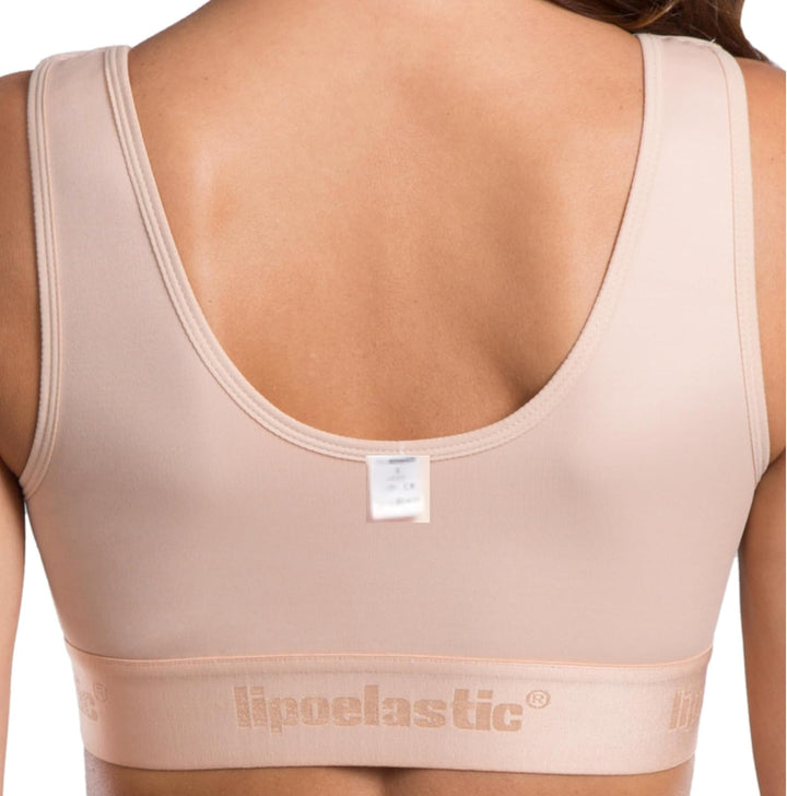 LIPOELASTIC® BRAPI Ideale Variante - Nahtlose elastische Cups L Beige, L Beige