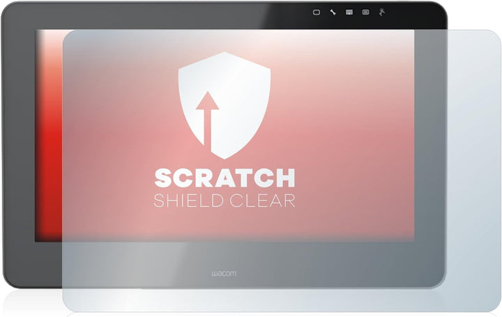 upscreen Schutzfolie für Wacom Cintiq Pro 16 – Kristall-klar, Kratzschutz, Anti-Fingerprint
