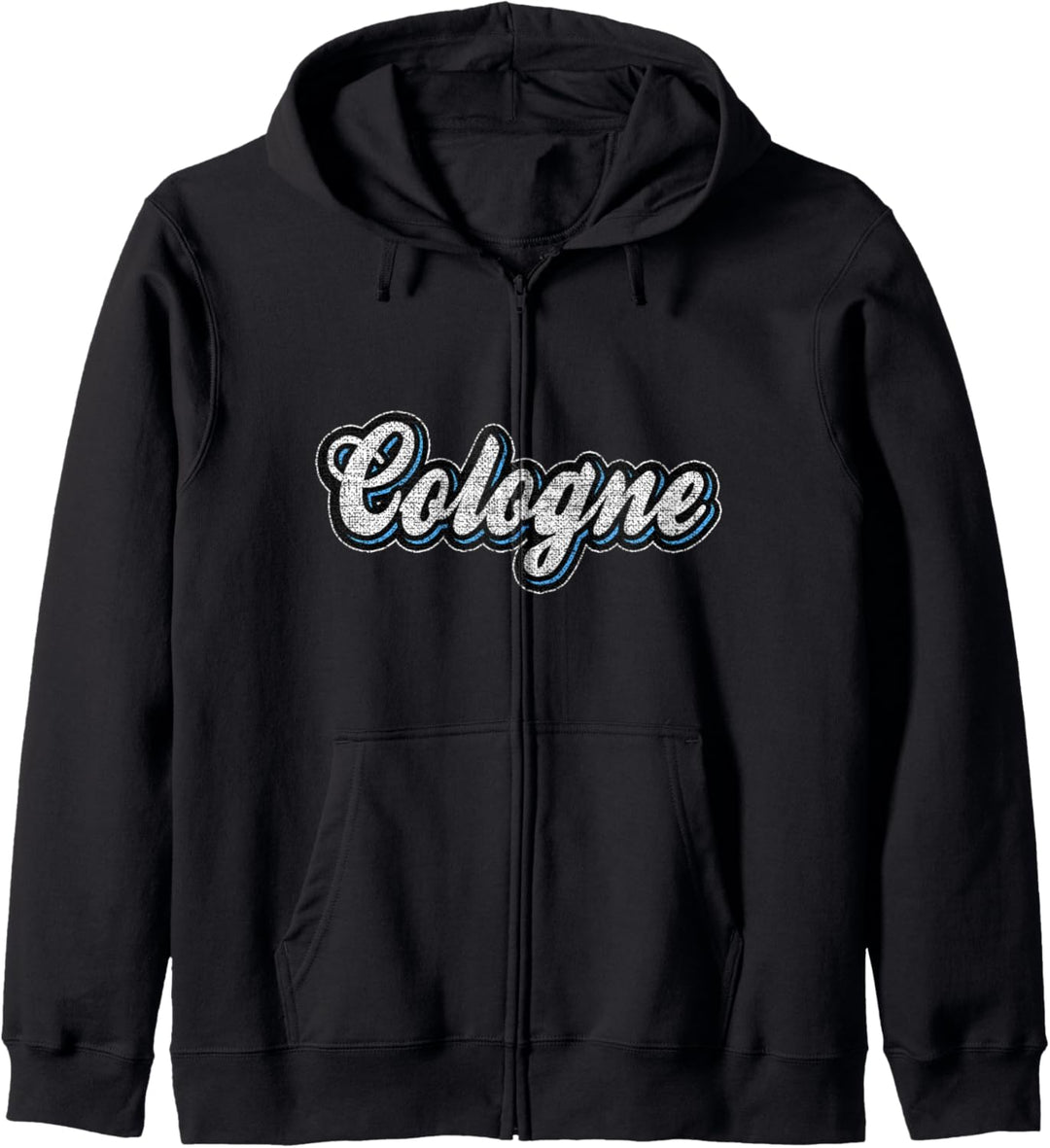 Cologne Schriftzug Retro Vintage Colonia Kölsch Liebe Köln Kapuzenjacke