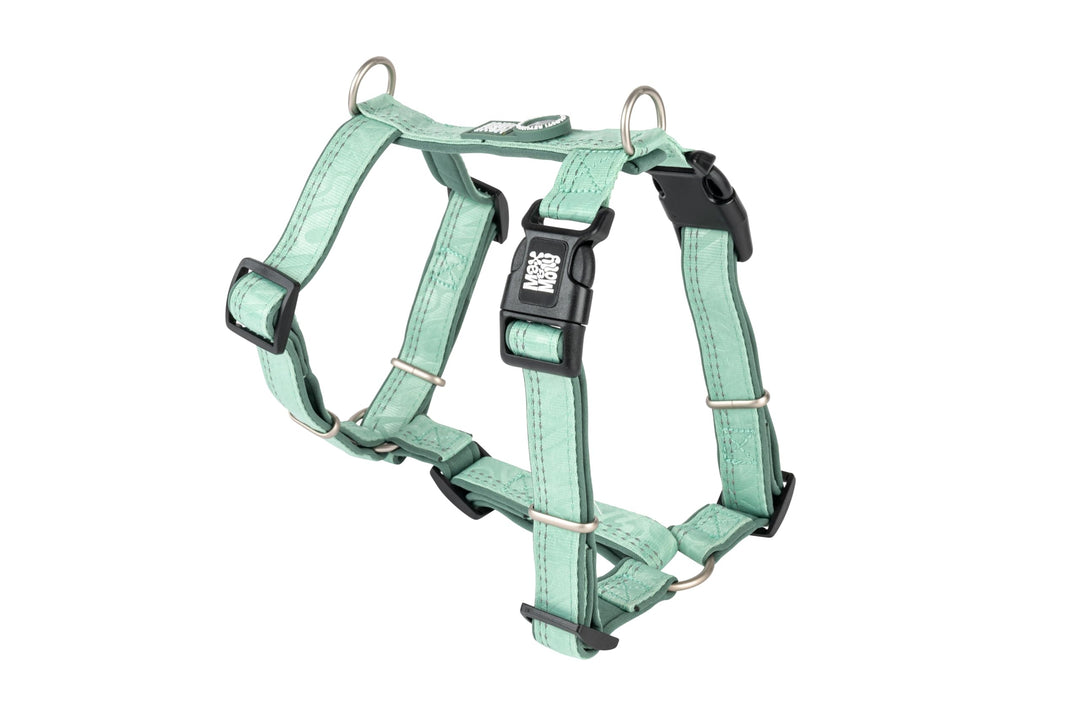 Max &amp; Molly Hundegeschirr Matrix 2.0 Jade/M in H-Form, für Hunde mit Gotcha! Smart ID, Geschirr Hund