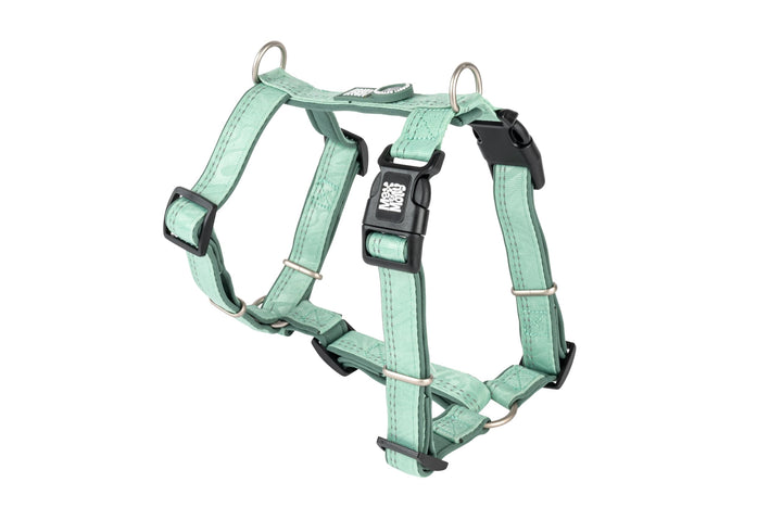 Max &amp; Molly Hundegeschirr Matrix 2.0 Jade/M in H-Form, für Hunde mit Gotcha! Smart ID, Geschirr Hund