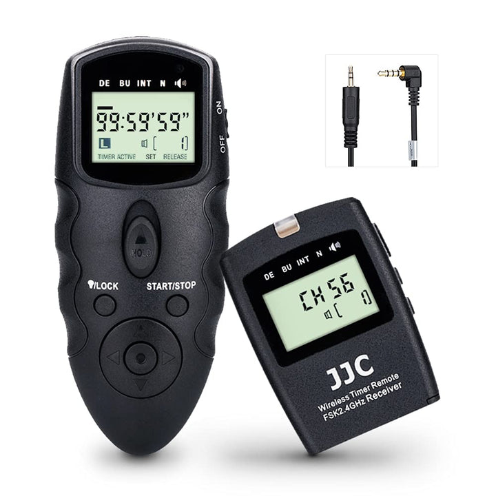 JJC Fernauslöser Zeitraffer Intervalometer Fernbedienung passend für Fujifilm Fuji X-E4 X-T200 X-S10