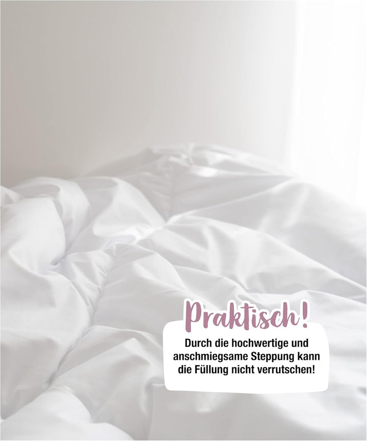 Ehrenkind® Kinder-Steppbetten-Set Kochfest | Kinder-Decke + Kissen | Standard 100 by Oeko-TEX | Deck