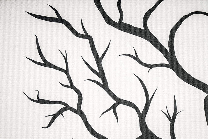 codiarts. Leinwand für Fingerabdrücke DIY Hochzeit, Jubiläum, Familienfeier, Party, Geburtstag als G