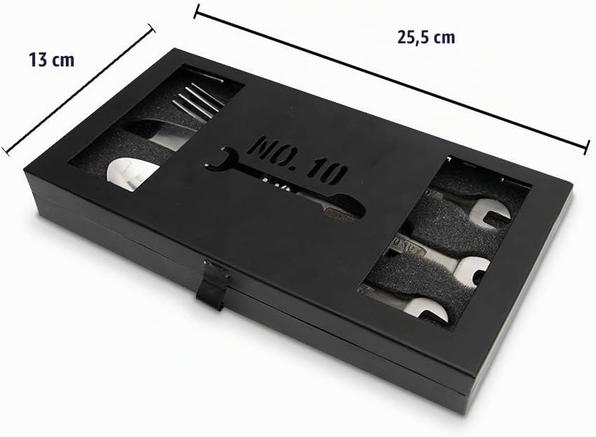 mikamax – No. 10 Wrenchware Set – Schraubenschlüssel Set – Schlüsselsatz Steckschlüssel Nr 10 - Camp