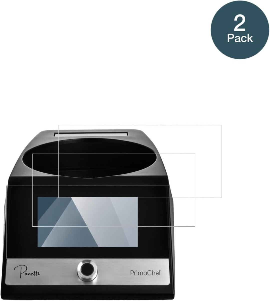 dipos 2x Displayschutzfolie 9H klar für Panetti PrimoChef