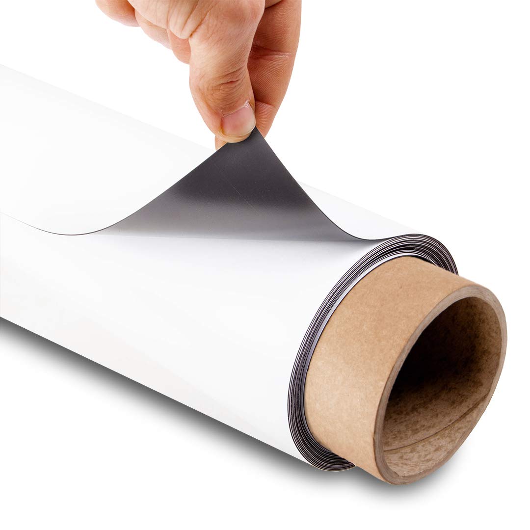 Magnetfolie (magnets4you) weiss beschichtet, Breite 1000x0,85 mm, Laufmeter 1000x1000x0.85 mm Weiss,