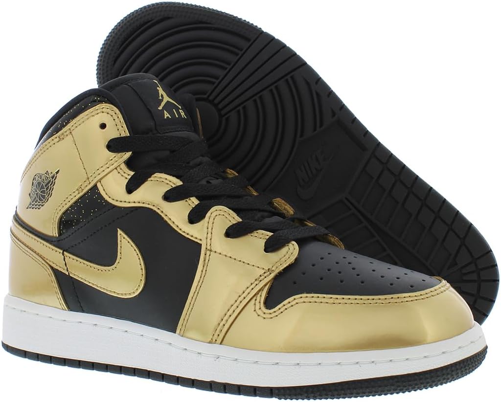 Nike Herren 524640 001 Schwarz Metallic Gold Weiss 36 EU, Schwarz Metallic Gold Weiss 36 EU