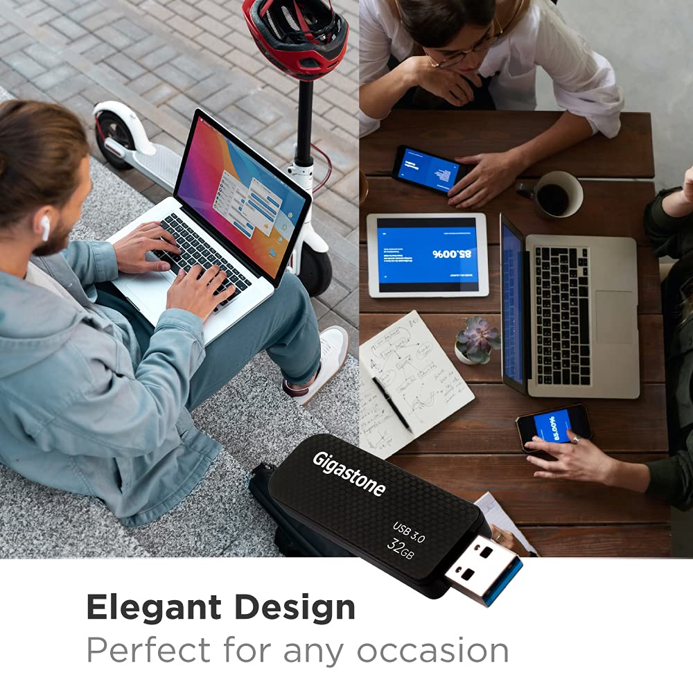 Gigastone Z30 32GB 5er-Pack USB 3.0 Flash-Laufwerk mit hoher Geschwindigkeit, zuverlässige Leistung,
