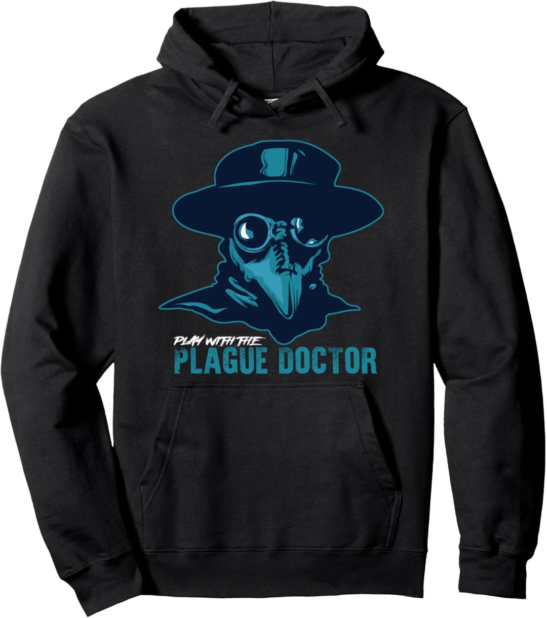 Spielen Sie mit dem Pest Doctor Geschenk Goth Pullover Hoodie