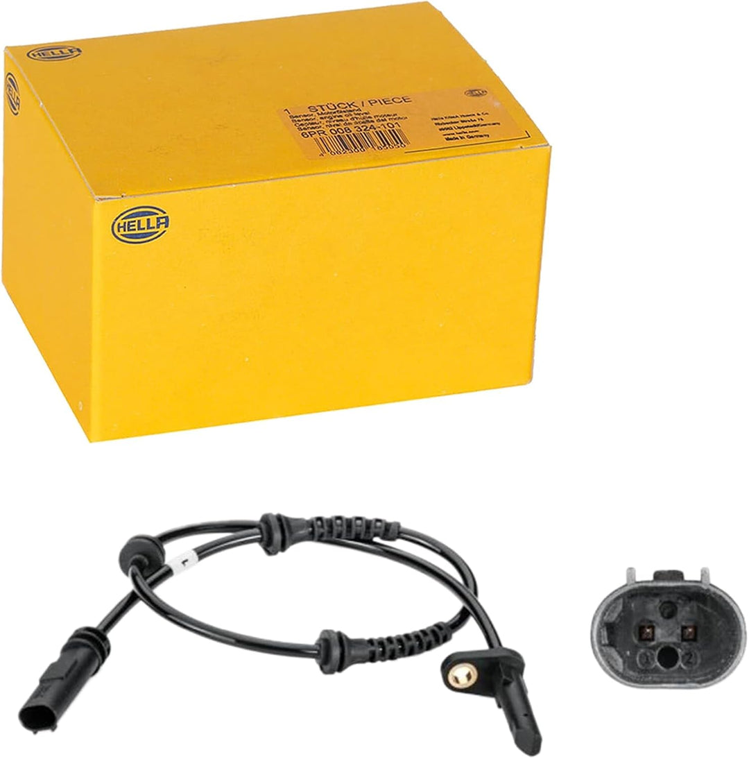 HELLA 6PU 012 806-451 Sensor, Raddrehzahl - 2-polig - Hinterachse beidseitig - Gesamtlänge: 675mm