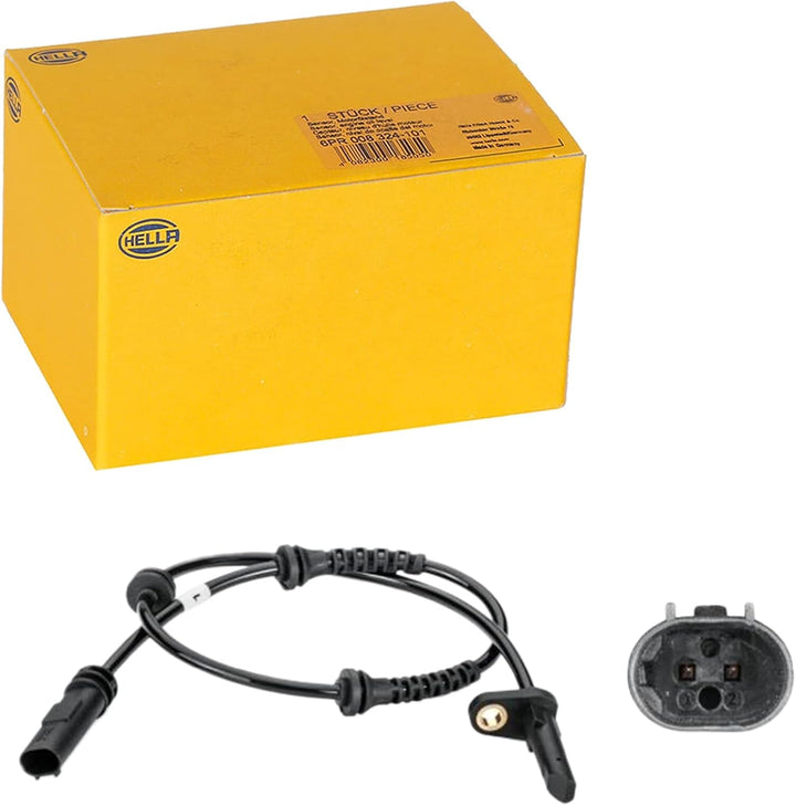 HELLA 6PU 012 806-451 Sensor, Raddrehzahl - 2-polig - Hinterachse beidseitig - Gesamtlänge: 675mm
