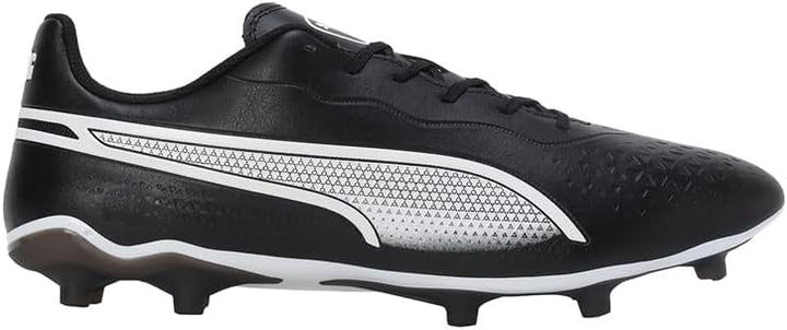 PUMA Unisex King Match Fg/Ag Soccer Shoe 47 EU Puma Black Puma White, 47 EU Puma Black Puma White