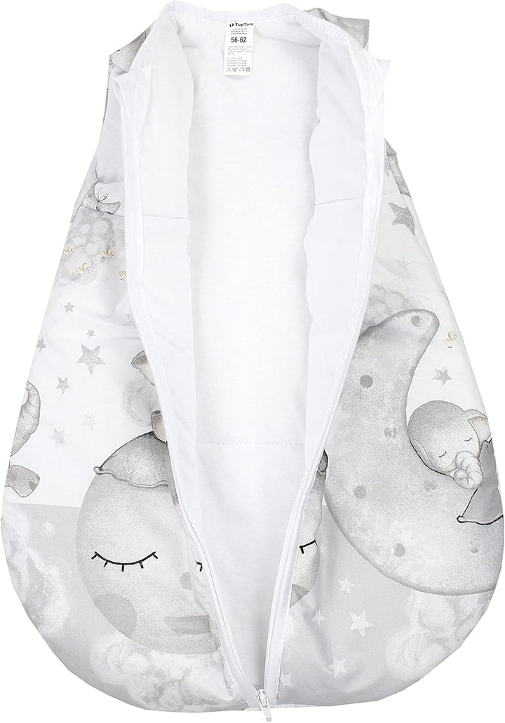 TupTam Ganzjahresschlafsack OEKO- TEX zertifizierte Materialien 2.5 TOG ärmellos Baby Schlafsack wat