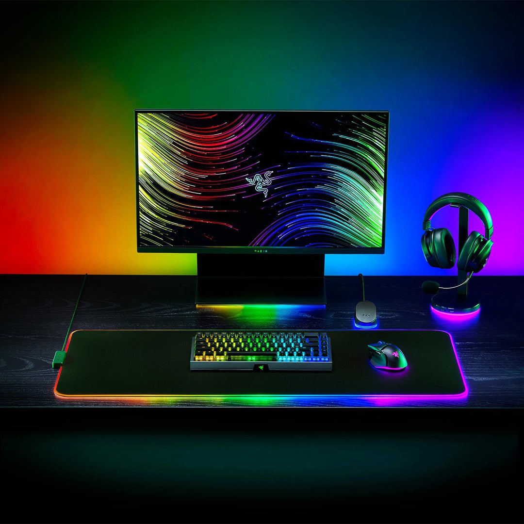 Razer Strider Chroma - Hybrid-Gaming-Mauspad mit Razer Chroma RGB (Hybrid-Mauspad, 19 RGB Beleuchtun