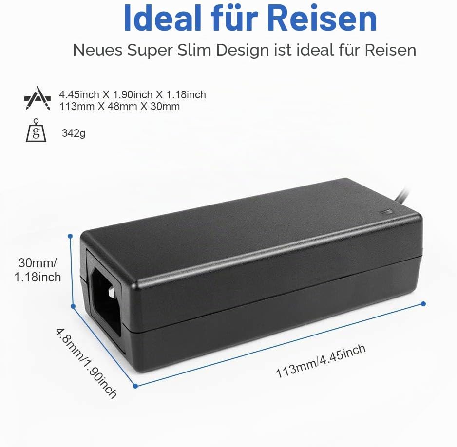 KFD Netzteil 12V 5A Ladegerät für Teufel CINEBAR ONE Ultra-compact 2.0 soundbar DYS850-120400-20303