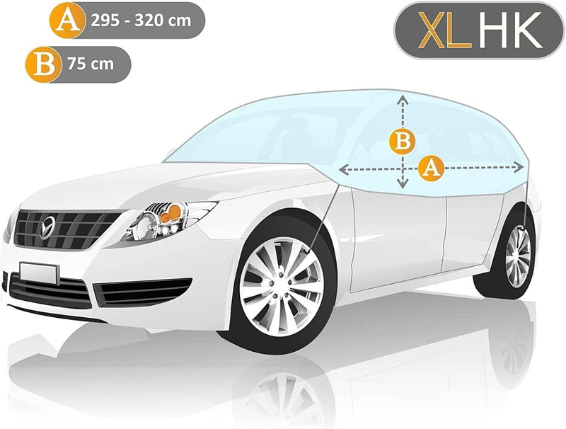 Halbgarage Autoabdeckung für Winter Sommer Herbst kompatibel mit VW Passat B6 B7 B8 Variant | Scheib