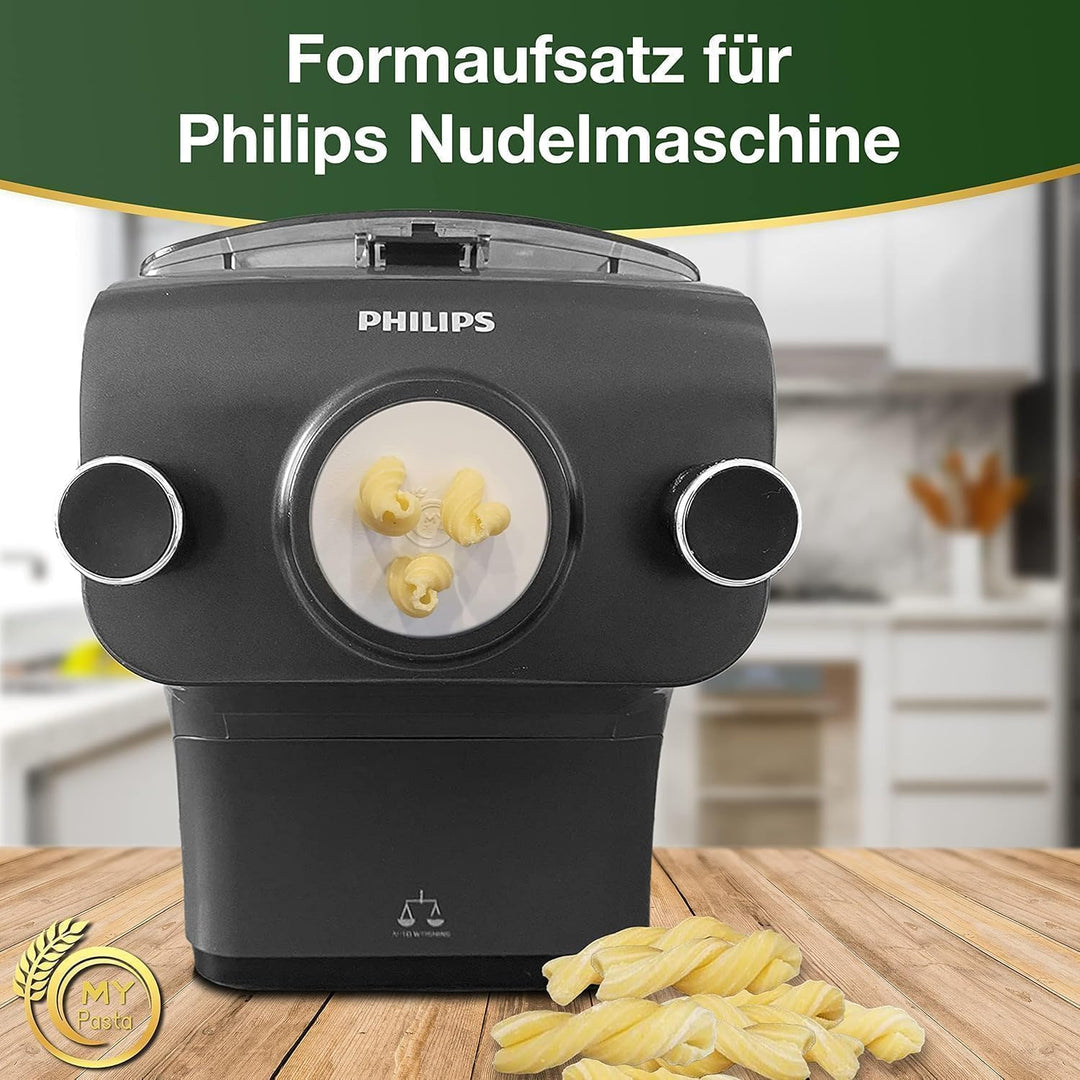 MY PASTA - Casarecce Fusilli - Zubehör Für Pastamaker - Pasta Disc Kompatibel Mit Philips Pasta Make