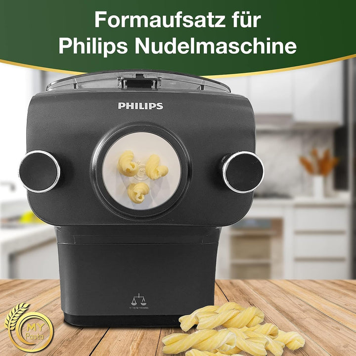 MY PASTA - Casarecce Fusilli - Zubehör Für Pastamaker - Pasta Disc Kompatibel Mit Philips Pasta Make