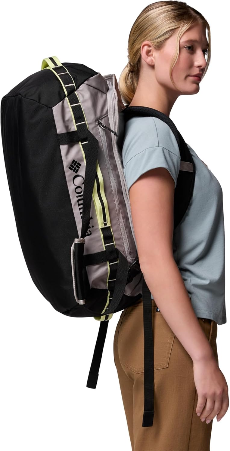 Columbia Unisex Landroamer 40L Duffle Bag O/S Flint Grey, Black, Citron Haze, O/S Flint Grey, Black,