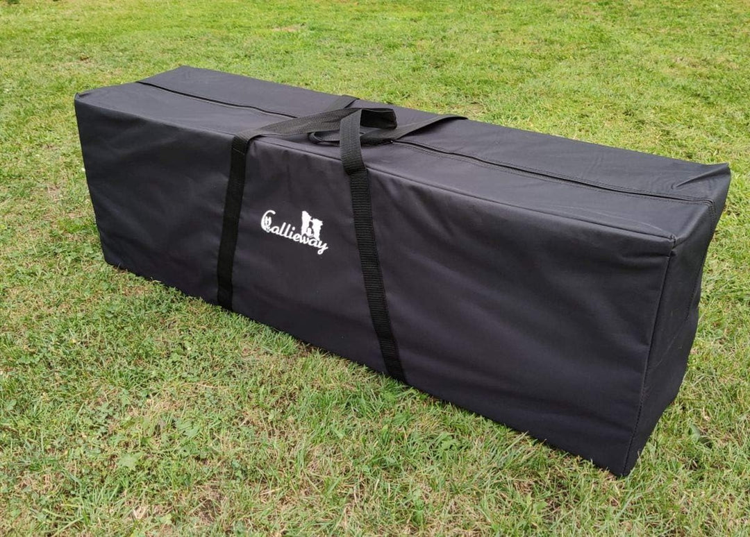 Callieway® Agility Soft-Weitsprung Sosipiri - Agility Long-Jump - FCI konform (gelb/blau ohne Eckste