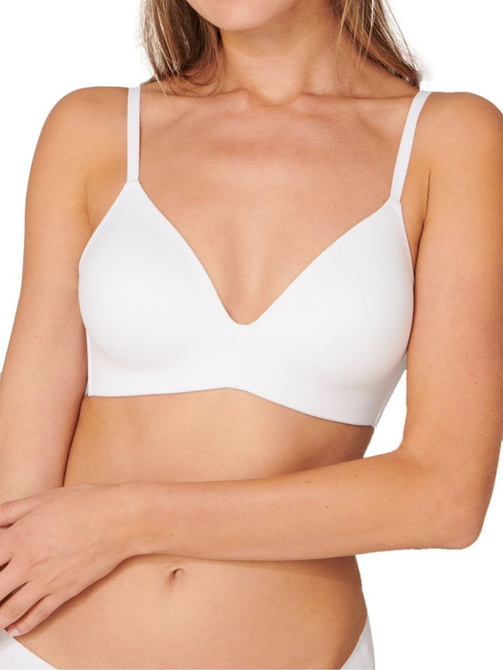 Schiesser Damen Bügel Gepadded-Invisible Soft Gepolsterter BH 80B Weiss_166568, 80B Weiss_166568