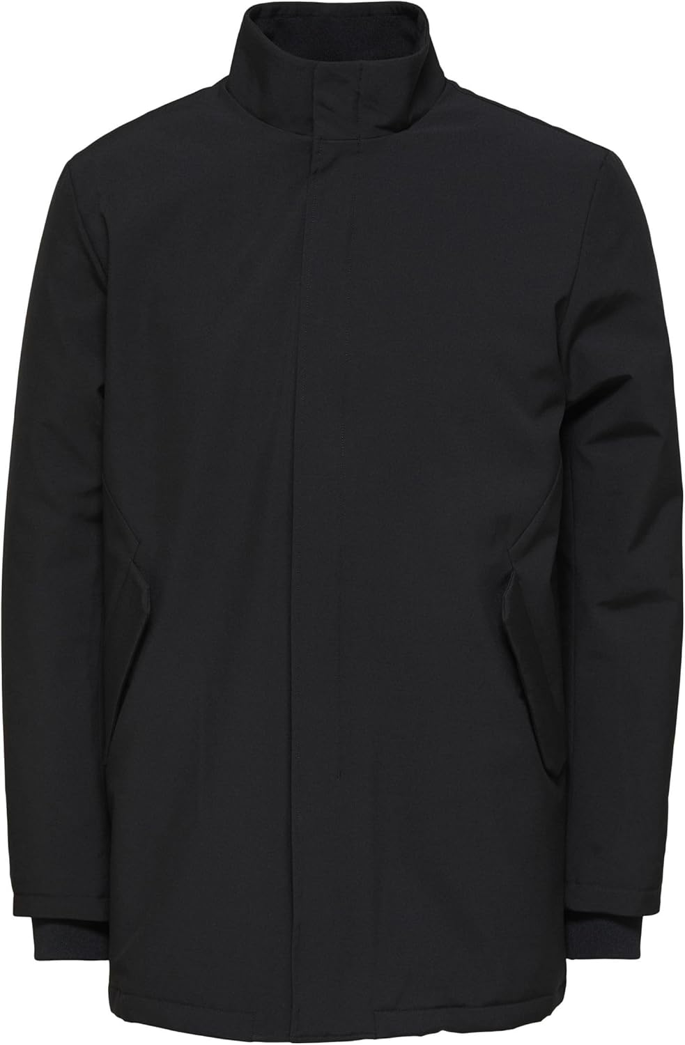 SELETED HOMME Herren Slhpeel Coat B Noos Jacke, M Schwarz