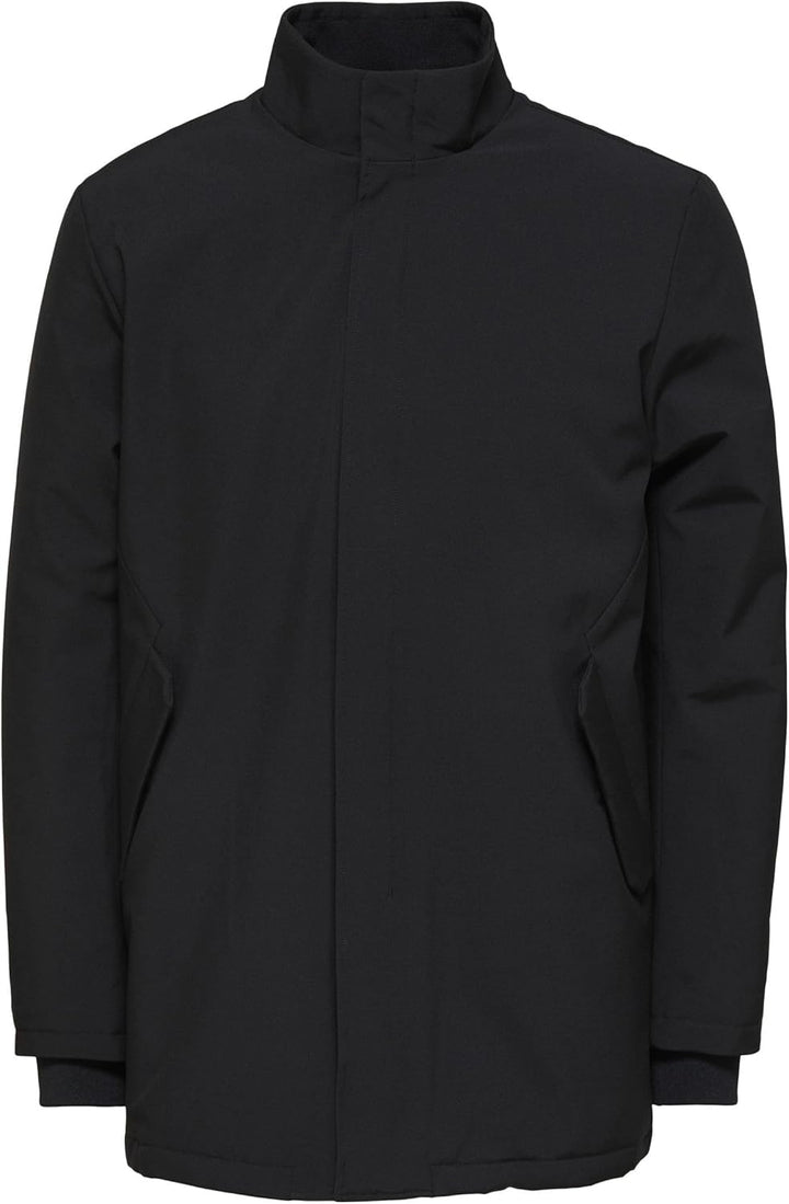 SELETED HOMME Herren Slhpeel Coat B Noos Jacke, M Schwarz