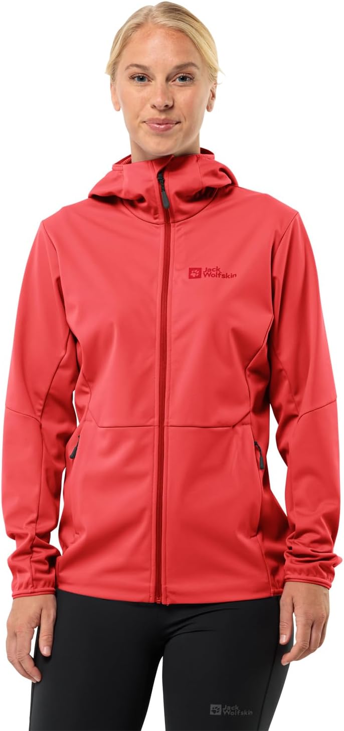 Jack Wolfskin Damen Funktionsjacken XS vibrant red, XS vibrant red
