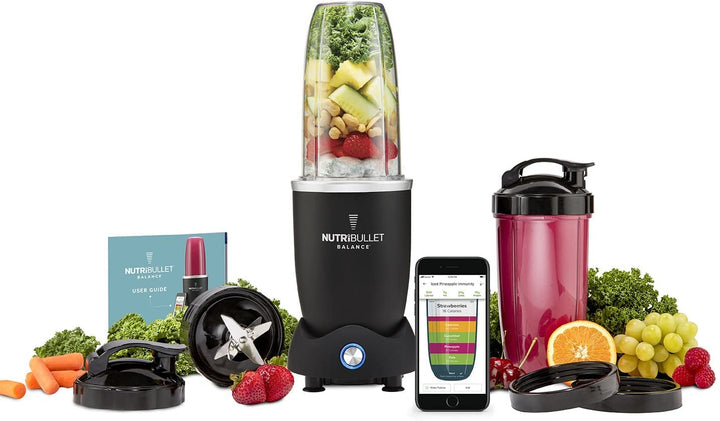 NutriBullet Balance - 1200W schwarz – Mixer mit Extraktor-Klinge macht Superfood aus einfachen Leben