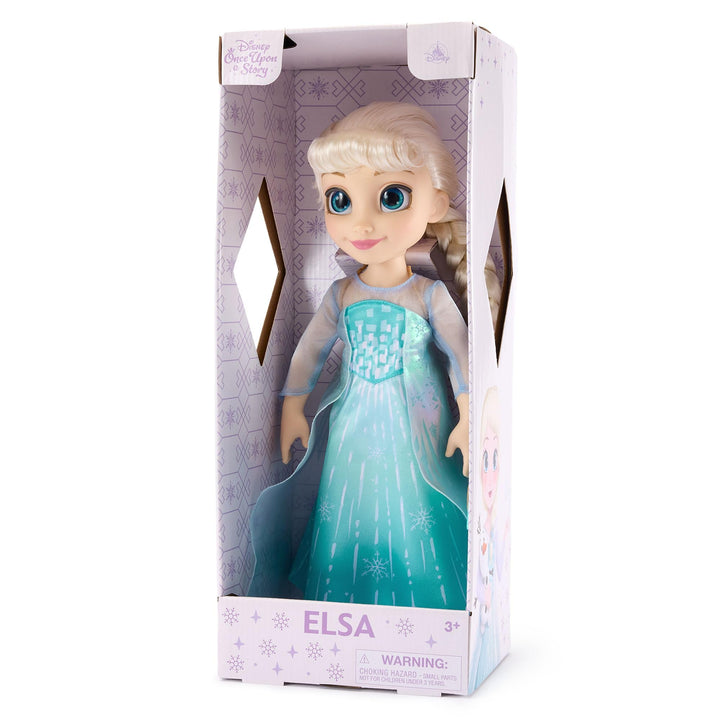 Disney Store Official - Die Eiskönigin - Völlig unverfroren - ELSA - Puppe mit Spielzeughaarbürste -