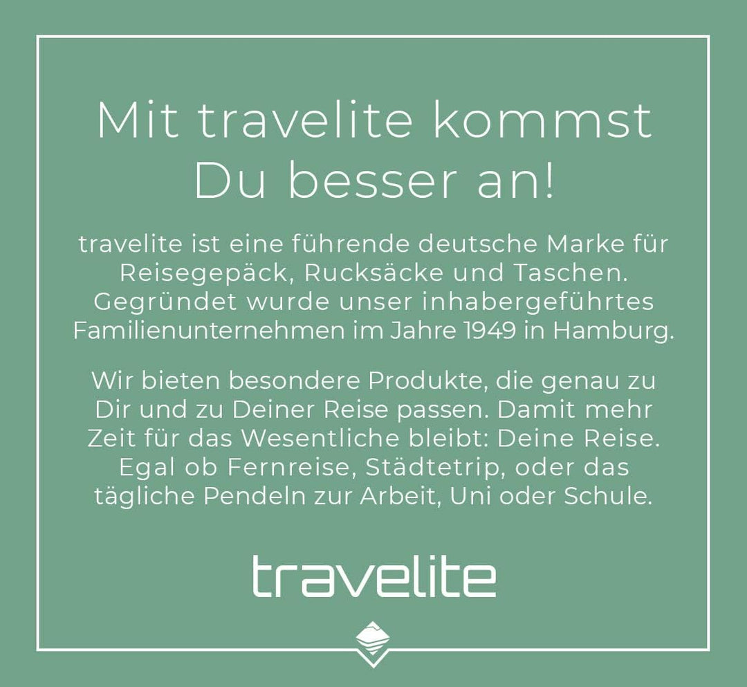 Travelite Handgepäck Rucksack mit Laptop Fach 15,6 Zoll &amp; Rucksack Handgepäck mit Laptop Fach 15,6 Z